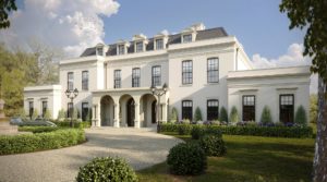 Luxury new build white manor house